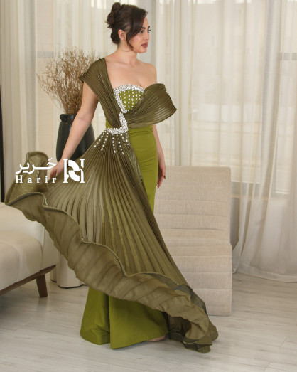 slim fit dress slacks Olive Green Dresses For Formal Elegant Sleeveless Sheath/Column V-Neck  Floor Length Stretch Satin Formal Dress