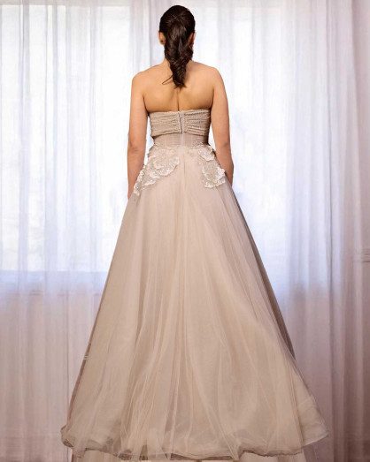 beige quinceanera dress Leora Embellished Dress – Retrofete