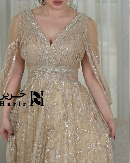slim fit dress slacks Women's Long Sleved Golden Sequin Wrap Midi Dress with Tie Waist