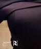 Elegant Dark Purple Off Shoulder A Line Evening Dress with Pleated Waistband