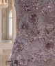 Mauve Pink 3D Floral Lace Evening Dress with Sweetheart Corset Bodice, Double Straps and Tiered Tulle Mermaid Skirt