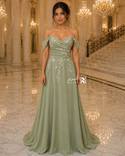olive green night dress Eleanor Silky Nightgown Olive Green, XS-S