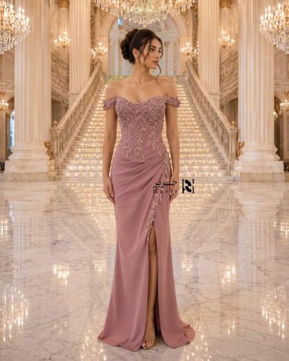 mauve pink formal dress Prom Dress Style #32197