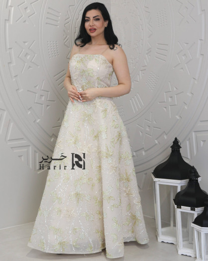 sachin and babi light blue dress Cream Floral Embroidered Chiffon Mini Dress