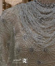 Champagne High-Neck Straight Evening Dress with Beaded Embroidery and Long Fringe